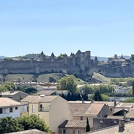 Appartement Cosy Avec Vue Imprenable Sur La Cite Carcassonne Exterior photo