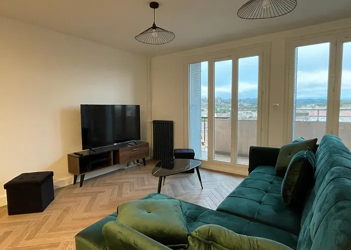Appartement Cosy Avec Vue Imprenable Sur La Cite